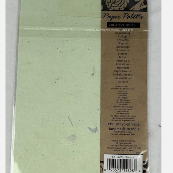2 NEW Packs Provo Craft Mini Scraps Florals Pastels Paper Palette Scrapbooking - Picture 4 of 4